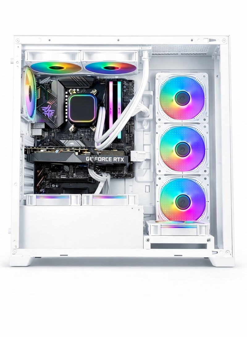 Game Sekret Opus Gaming PC - Intel Core i7-14700F | GeForce RTX 5070 12GB GPU | 32GB DDR5 RAM-1TB NVMe SSD | 240mm Liquid Cooler-B760 MB-750W 80+ PSU | WiFi-Bluetooth-Windows 11 Pro | Game Sekret Desktop Computer | 1 Year Warranty - Image 2